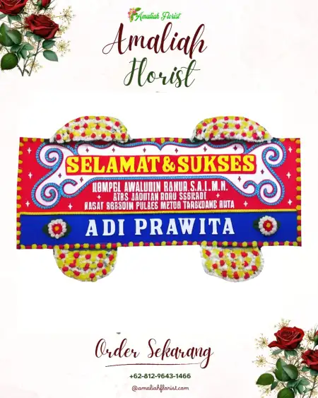 Papan Bunga Ucapan Selamat Cintadamai